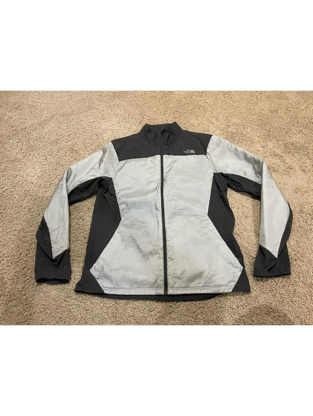 Men’s The North Face Centric Jacket M Medium Gray Wind stopper Lightweight